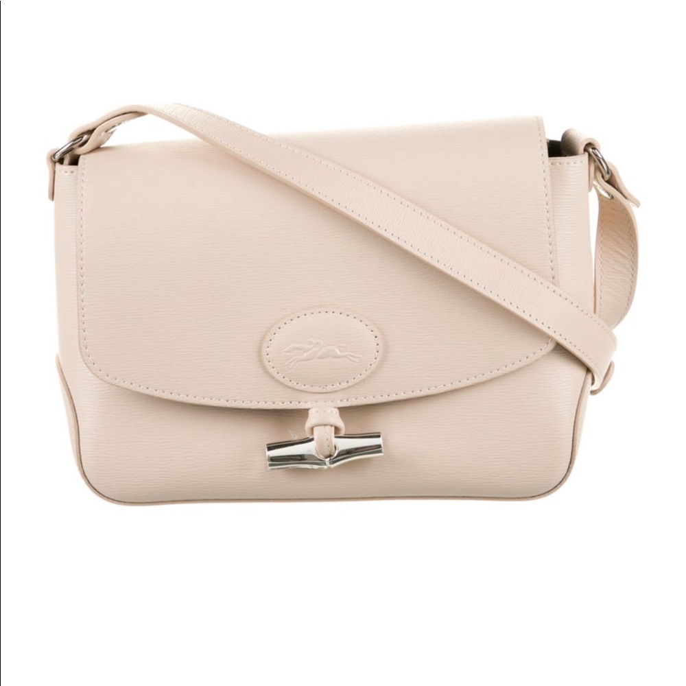 Longchamp leather crossbody bag